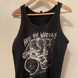 Actual Pain x Zlog - Hell On Wheels Tank Top